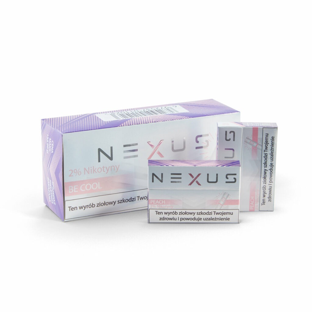 Wkłady do podgrzewacza NEXUS Peach z nikotyną